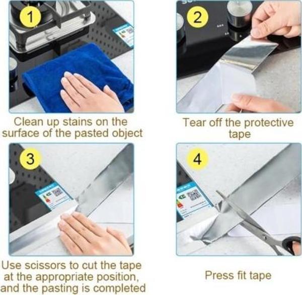 Büro Ev Yalıtımı için Alüminyum Su Sızdırmaz Yanmaz Bant - Image 1