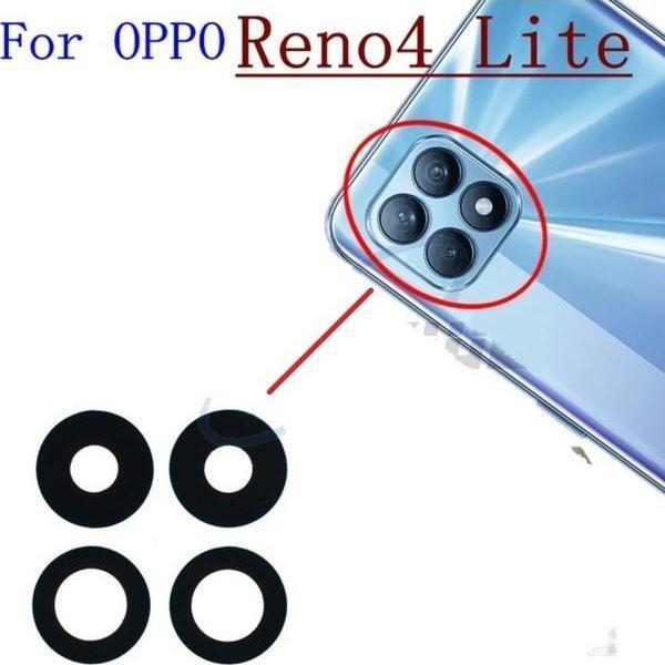 Oppo Reno 4 Lite Arka Kamera Camı Lens Yapışkanlı - Image 1