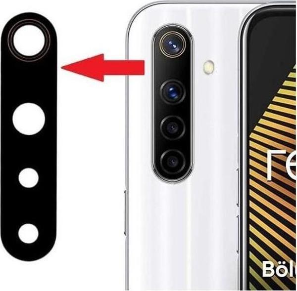 Realme 6i Ile Uyumlu Kamera Camı - Image 1
