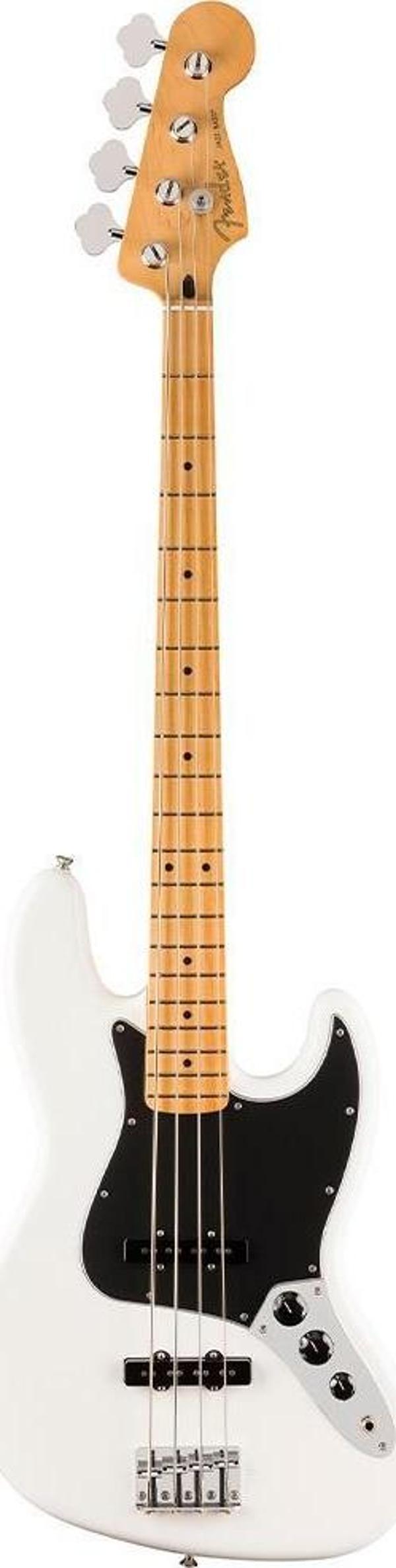 Fender Player II Jazz Bass Akçaağaç Klavye Polar White Bas Gitar - Image 1