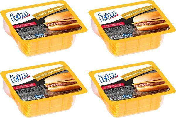 İçim Burger Peyniri Dilimli 200 gr x 4 Adet - Image 1
