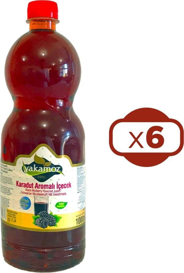Yakamoz Karadut Aromalı İçecek 1 lt x 6 Adet - Image 1