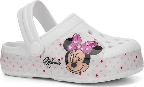 Minnie Mouse Baskılı Kız Çocuk Kaymaz Taban Terlik Havuz Plaj Sandaleti - Image 1