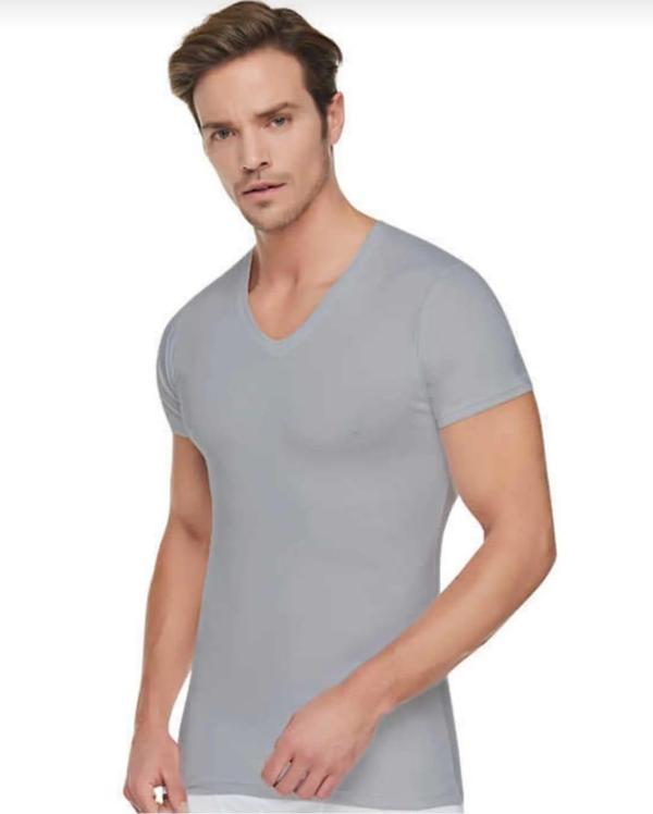 TUTKU 0107 ERKEK RİBANA V YAKA FANİLA TEKLİ - Image 1