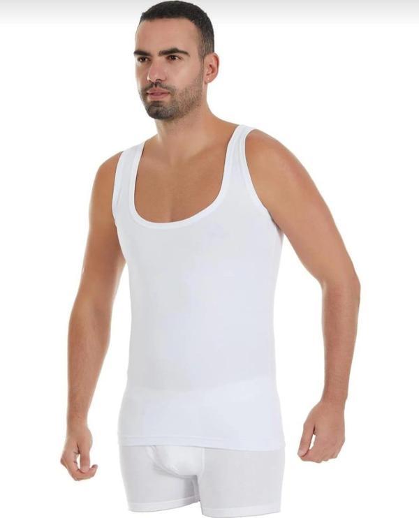 YILDIZ 330 ERKEK MODAL DERİN YAKA ATLET TEKLİ  - Image 1