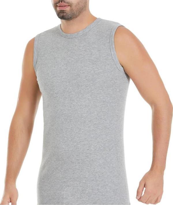 YILDIZ 14 ERKEK RİBANA SIFIR KOL BİSİKLET YAKA ATLET TEKLİ  - Image 1