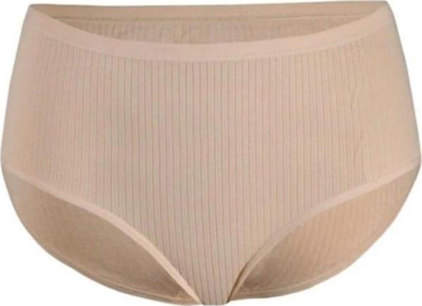 YILDIZ 3586 KADIN ÇİZGİLİ RİBANA BİYELİ BATO KÜLOT 6 ADET - Image 1