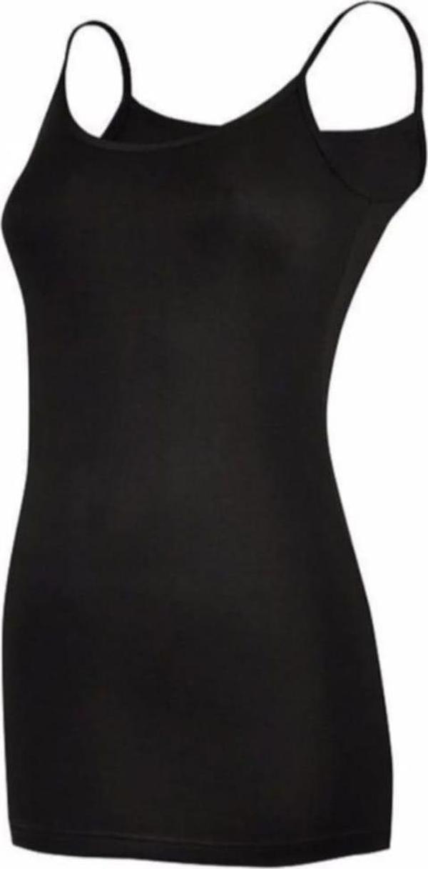 YILDIZ 2266 KADIN LİKRALI İP ASKILI UZUN ATLET 10 ADET - Image 1