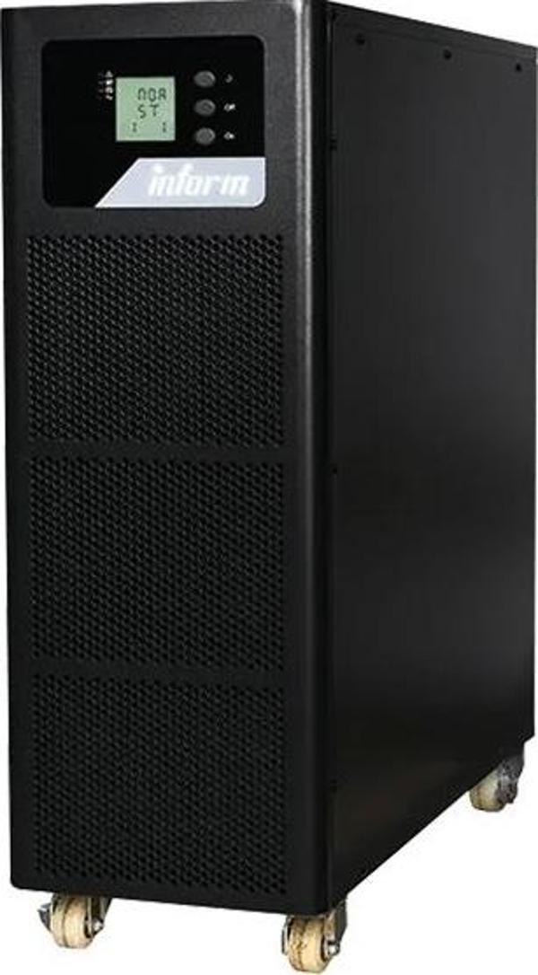 INFORM STARK 10KVA 3F/3F LCD ONLINE UPS (TRIFAZE) KESİNTİSİZ GÜÇ KAYNAĞI 6/14DK (16X9AH) - Image 1