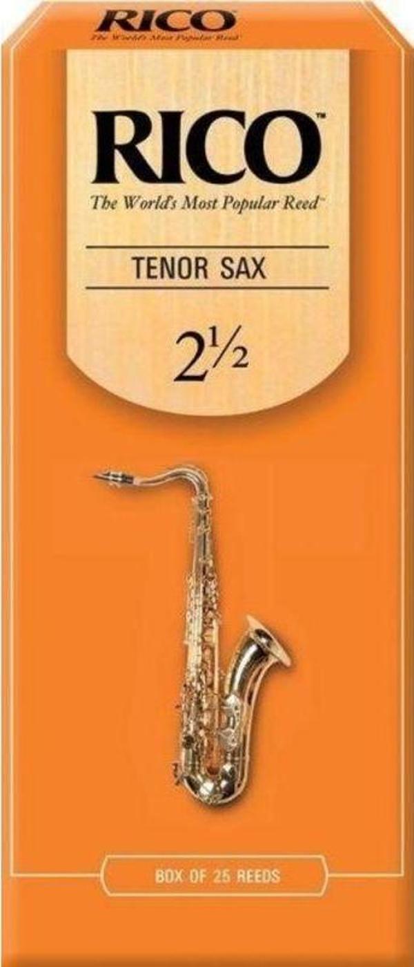 D\'Addario Woodwinds Rico RKA2525 Tenor Saksafon Kamışı (25 li) No:2,5 - Image 1