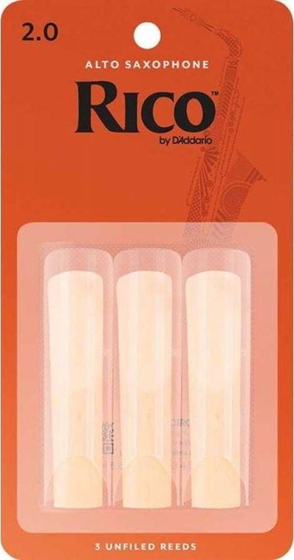 D\'Addario Woodwinds Rico RJA0320 Alto Saksafon Kamışı (3 lü) No:2 - Image 1