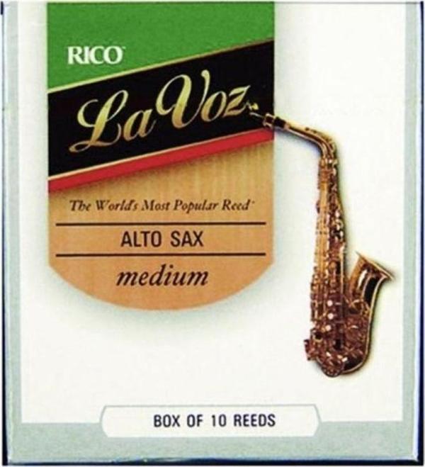 D\'Addario Woodwinds La Voz RJC10MD Alto Saksafon Kamışı Medium - Image 1