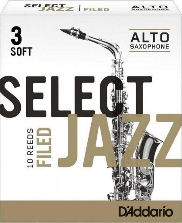 D\'Addario Woodwinds Select Jazz Alto Saksafon Kamışı No:3 Soft - Image 1