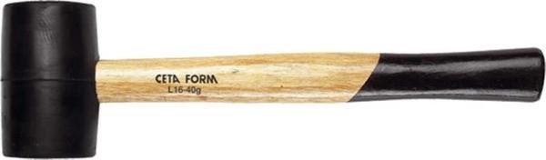 Ceta Form Ağaç Saplı Plastik Tokmak 40mm - L16-40 - Image 1