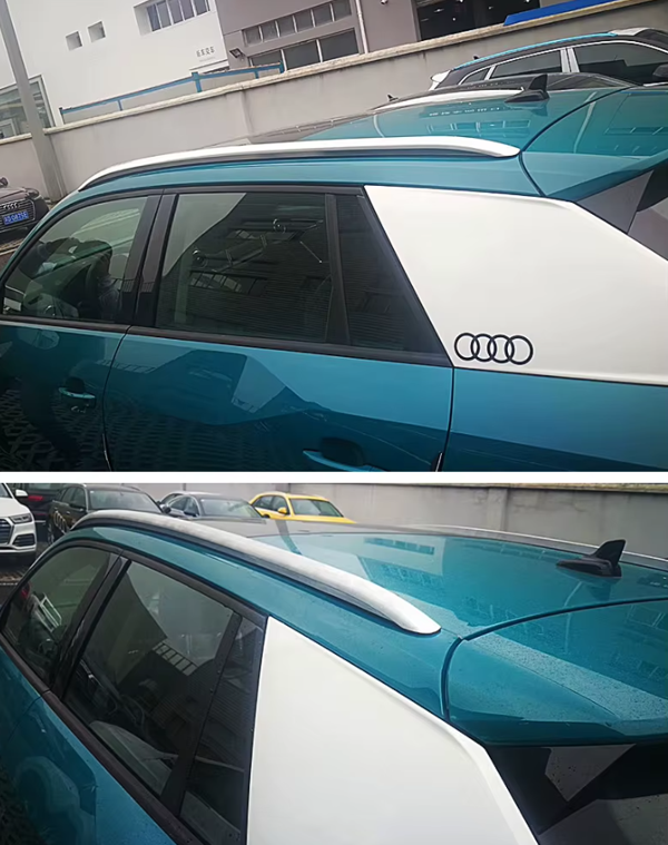 Audi Q2 2018 2022 Tavan Çıtası Oem Krom Silver  - Image 1