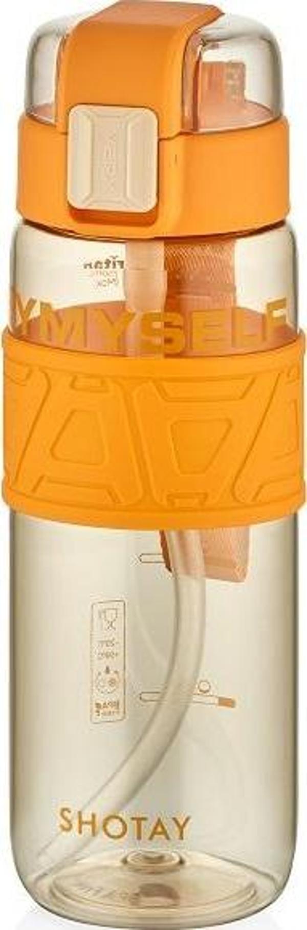 Shotay ST-7224 750ml Turuncu Pipetli Tritan Matara - Image 1