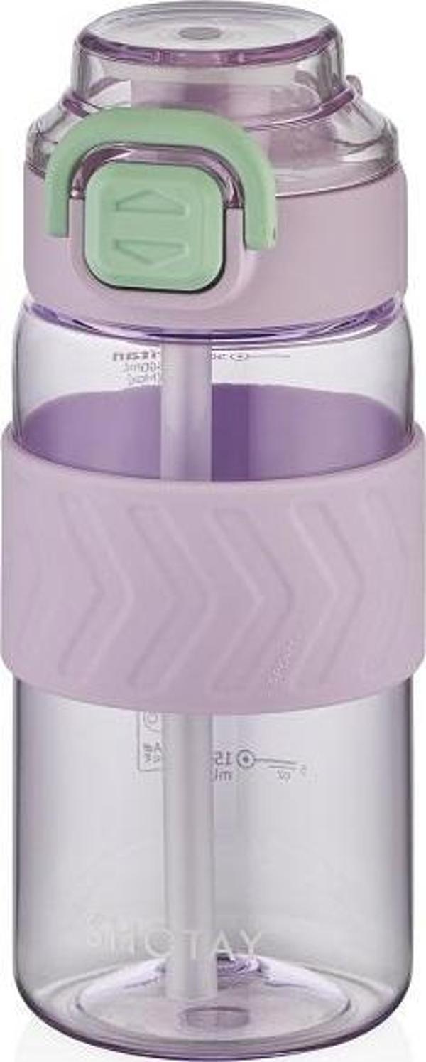 Shotay ST-7237 600ml Mor Pipetli Tritan Matara - Image 1