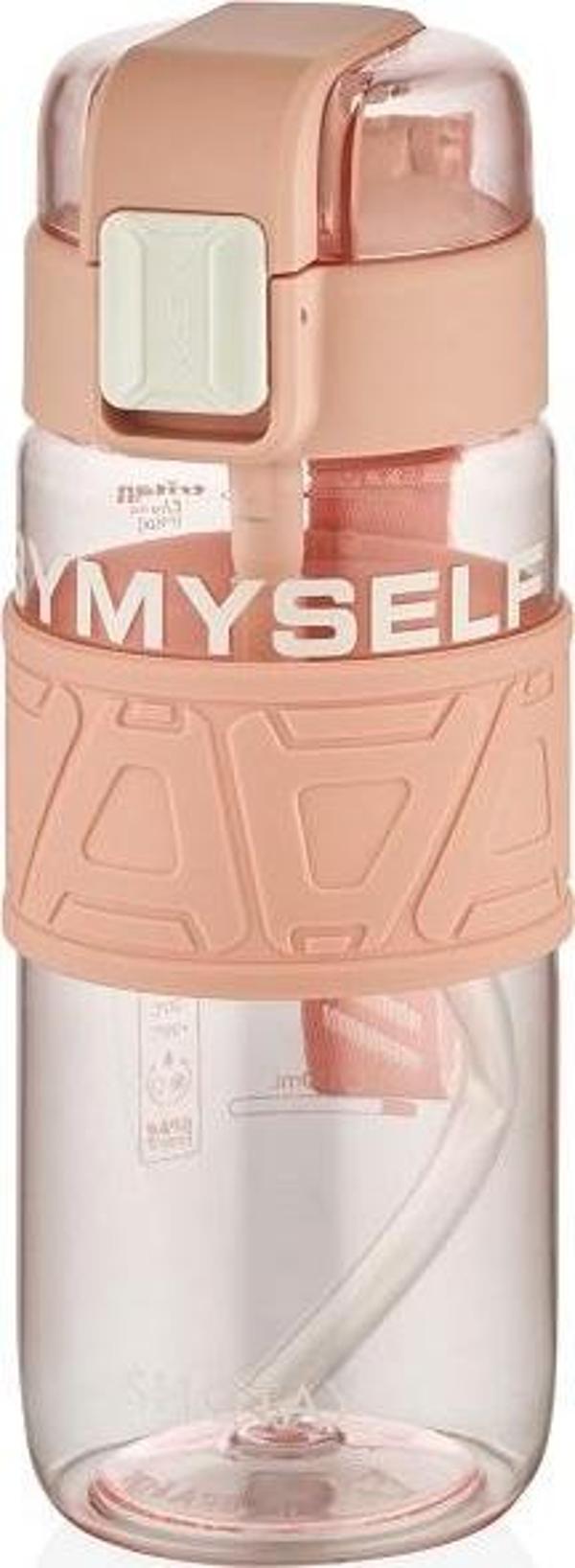 Shotay ST-7223 600ml Pembe Pipetli Tritan Matara - Image 1