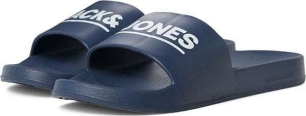 Jack&Jones Erkek Marka Logolu Günlük Lacivert Terlik - 12236477 - Image 1