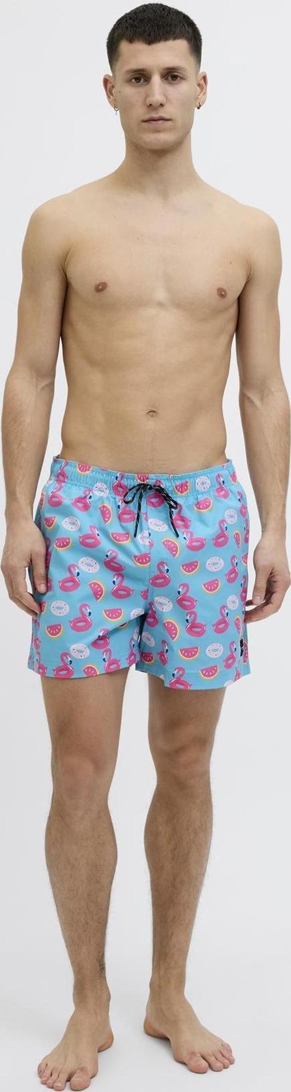 Jack&Jones JPSTMAUI JJSWIM Erkek Desenli Deniz Şortu - Hızlı Kuruyan Kumaş  - Image 1