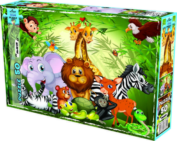 HAYVANLAR 50 PARÇA PUZZLE - Image 1