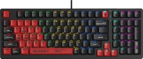 Bloody S98 Kablolu RGB Mekanik Oyuncu Klavyesi Siyah - Image 1