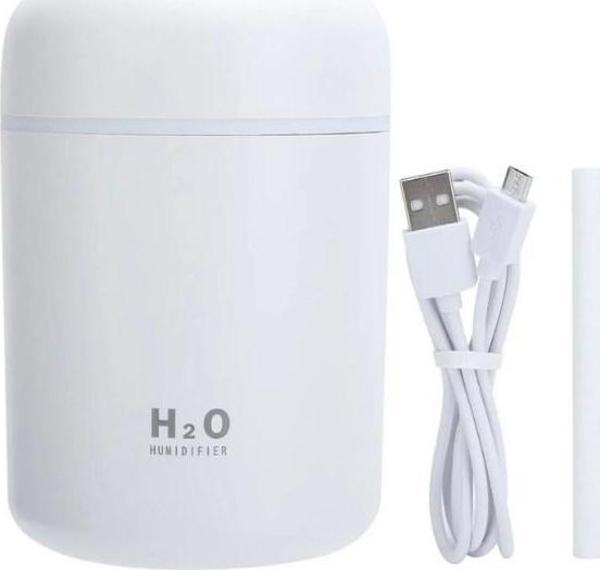 RGB Işıklı Hava Nemlendirici 300ML Programlanabilir Zaman Ayarlı Araç ve Oda Kullanımı - Image 1