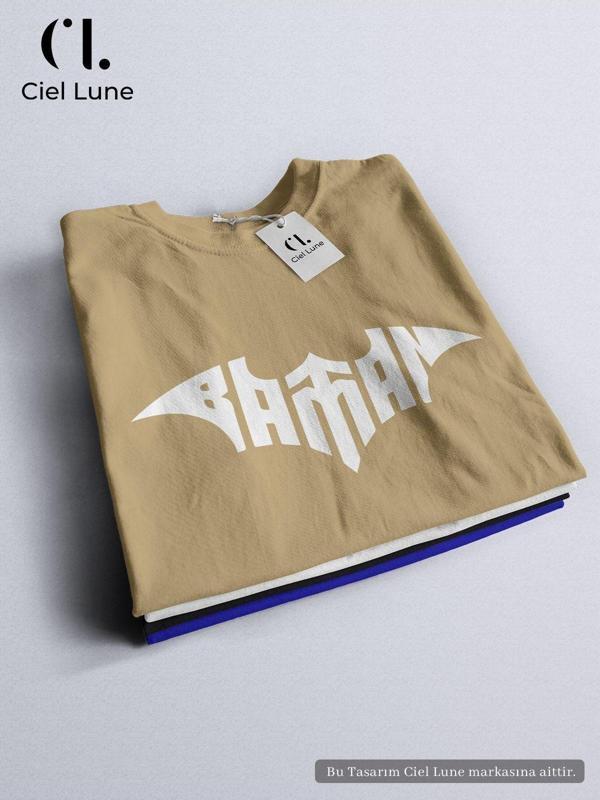 Nevermınd Unisex Batman Özel Tasarım - Oversize T-Shirt - Image 1