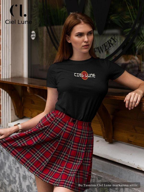 Nevermınd Unisex Optic Line Ciel Lune - Oversize T-Shirt - Image 1