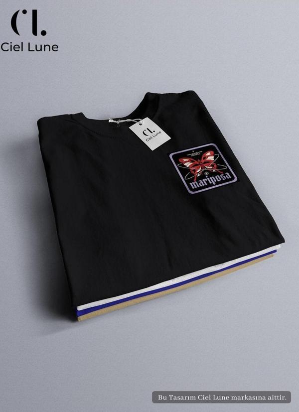 Nevermınd Unisex Mariposa Özel Tasarım - Oversize T-Shirt - Image 1