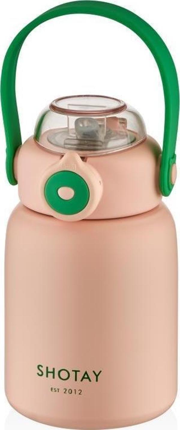 Shotay Çelik Termos Çocuk 500Ml Pembe - Image 1