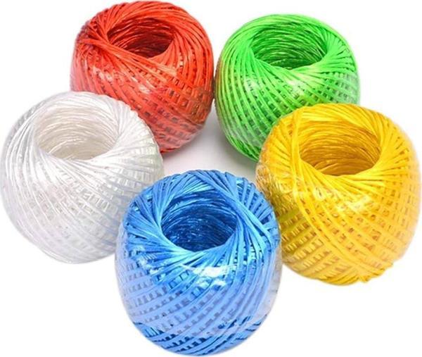 Çok Amaçlı Plastik Kopmaz Uçurtma İpi Çamaşır İpi 5 Adet Renkli 250 Metre Naylon İp Çırpı İpi Çizim İnşaat Duvar İpi - Image 1