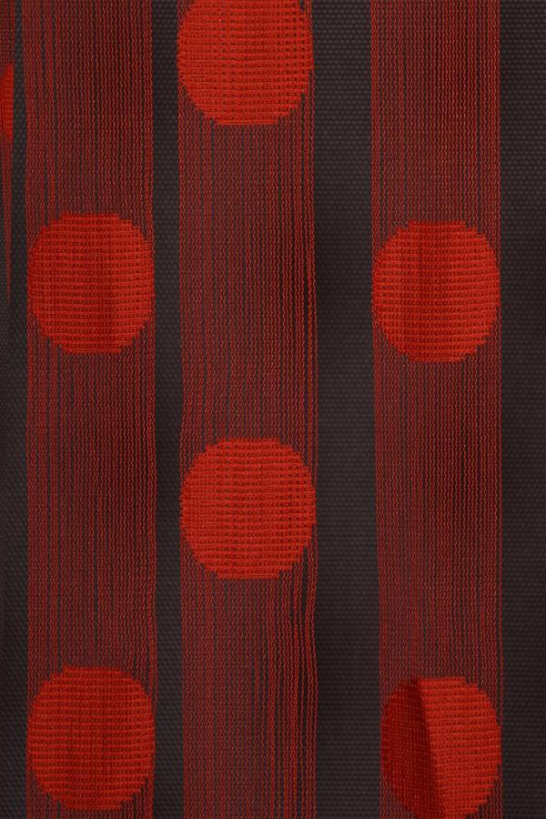 PUANLI MODEL KIRMIZI RENK HAZIR İP PERDE 300*270 cm - Image 1