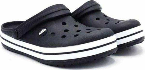 Unisex Sabo Terlik Hastane Terliği Hemşire Doktor Terliği Siyah - Image 1