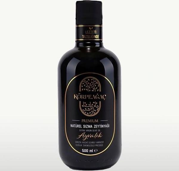 Körpeağaç Ayvalık Erken Hasat Premium Soğuk Sıkım Natürel Sızma Zeytinyağı - 500Ml - Image 1