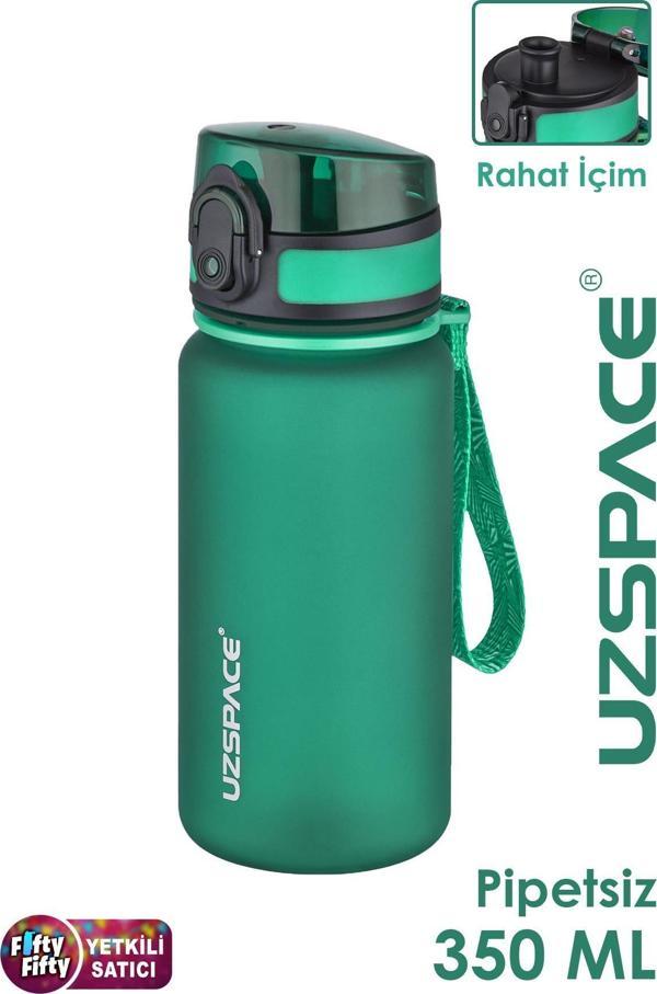 Uzspace 350 ML Pipetsiz Softtouch Tritan Çocuk Su Matarası -FF350MLUZS - Image 1