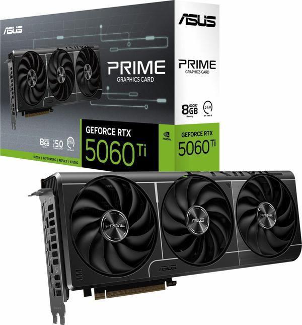Asus Prime GeForce RTX 5060 Ti 8GB GDDR7 128Bit HDMI/DP Ekran Kartı - Image 1