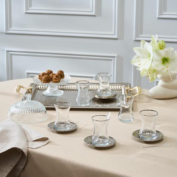 Karaca Deniz 6 Kişilik 19 Parça Çay Seti - Image 1