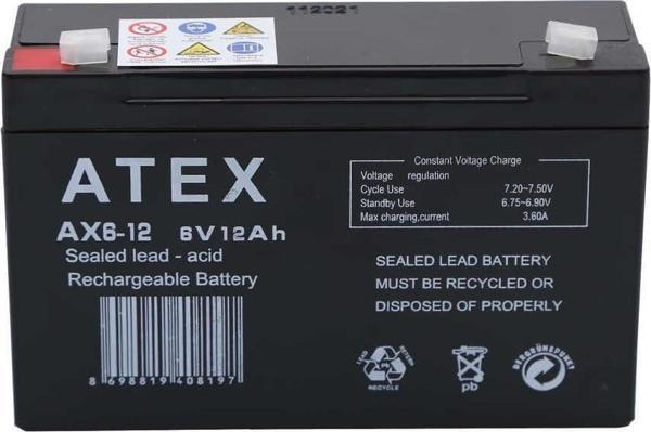 Atex AX 6-12 6 VOLT 12 AH /AKÜ - Image 1