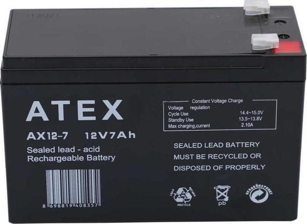 Atex AX 12-7 12 VOLT 7 AH /AKÜ - Image 1