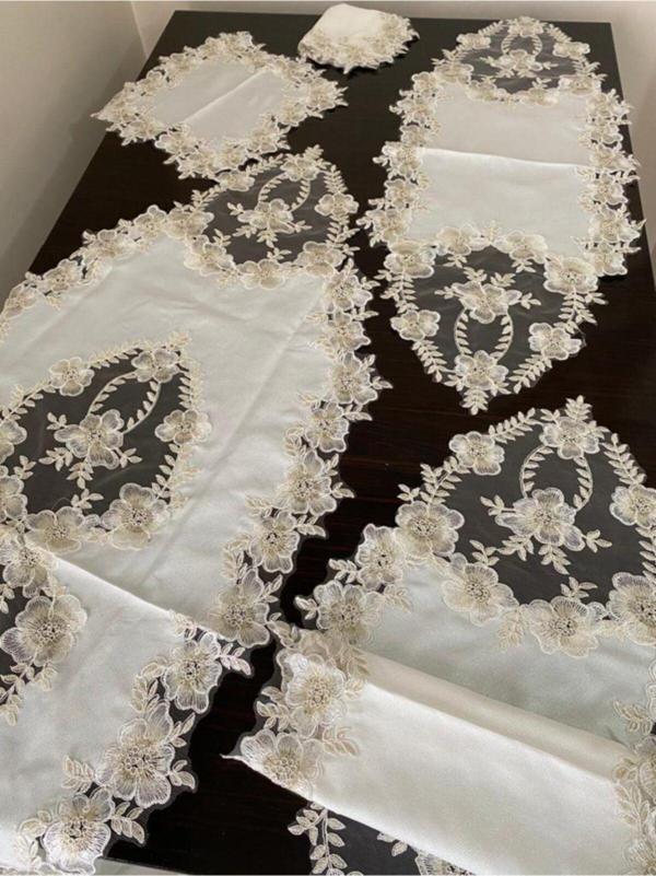 Ağaoğlu Yeni Model Linen Kumaş 5 Parça Salon Takımı - Image 1
