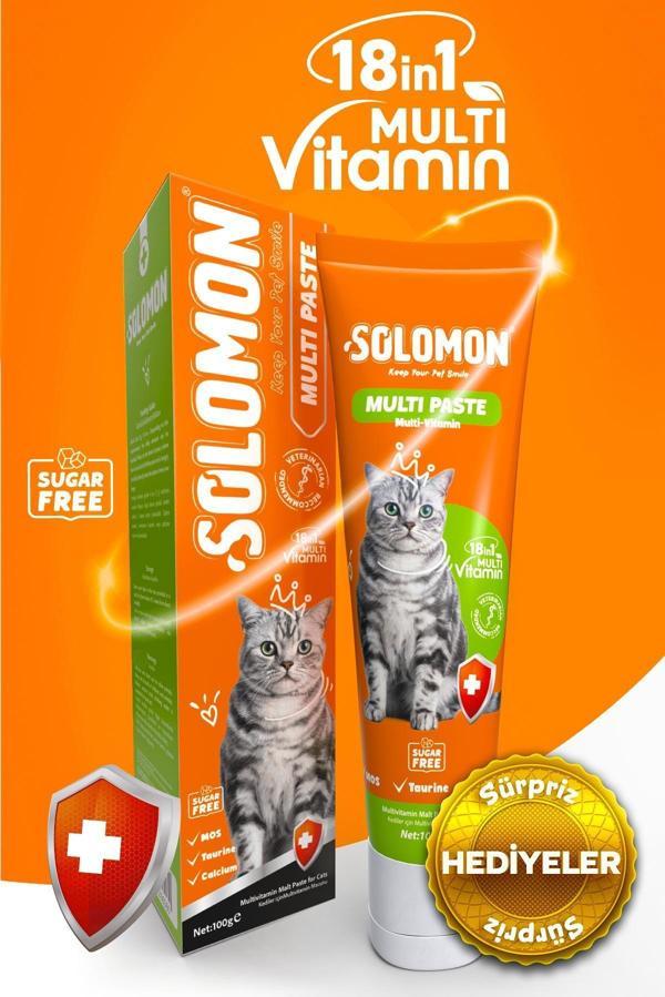 Multi Paste 100 Gr Kediler Için Multivitamin Malt Macunu - Image 1