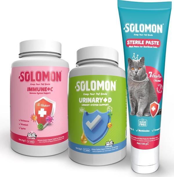 Kısır Kedi Bağışıklık Set (Sterile Paste & Urinary & Immune C) - Image 1