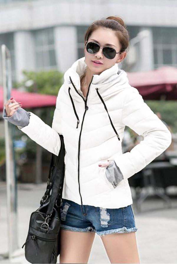 Günlük Su Geçirmez Kışlık Şişme Kadın Mont - Image 1