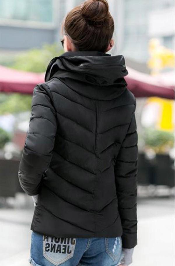 Günlük Su Geçirmez Kışlık Şişme Kadın Mont - Image 1