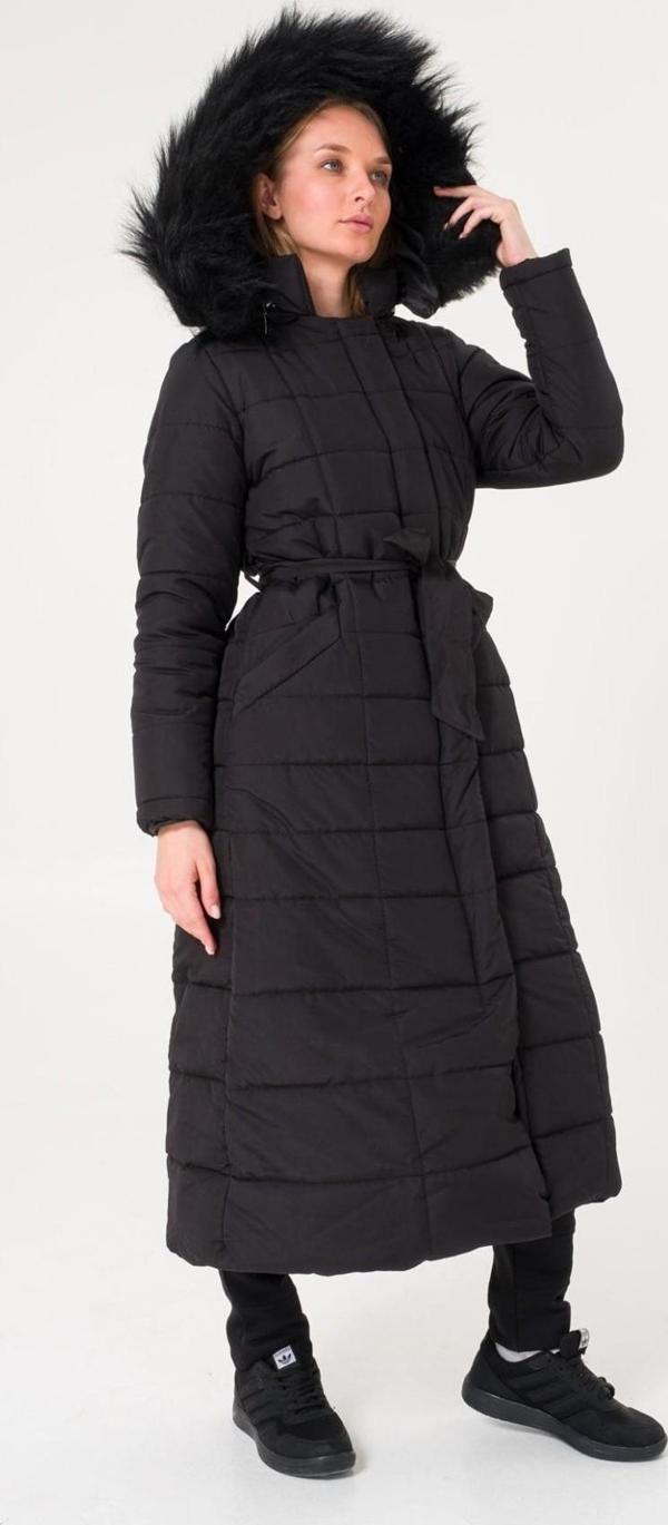 Günlük Kışlık Tam Boy Şişme Kadın Mont - Image 1