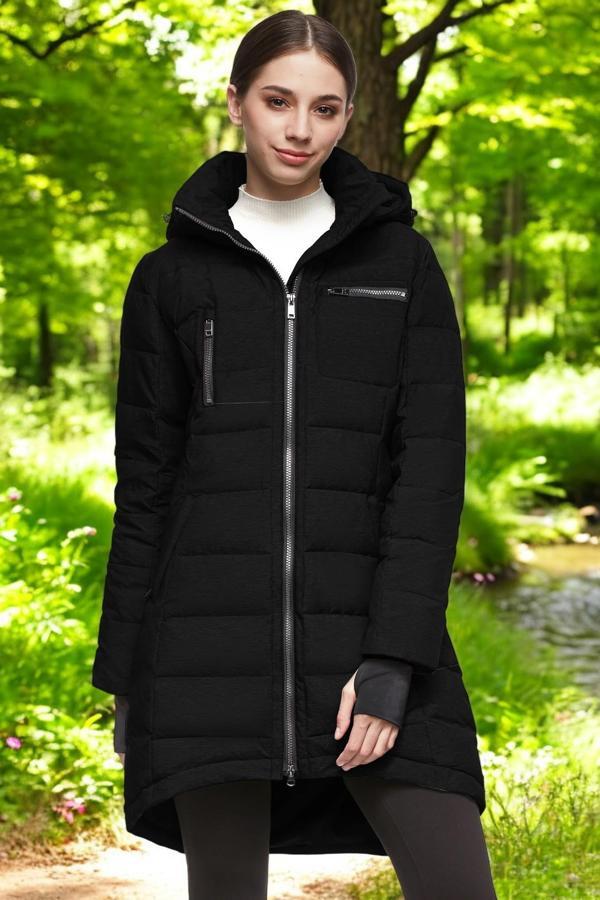 Uzun Boy Kışlık Şişme Kadın Mont - Image 1