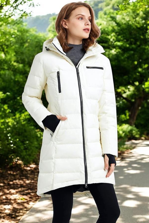 Uzun Boy Kışlık Su Geçirmez Şişme Kadın Mont - Image 1