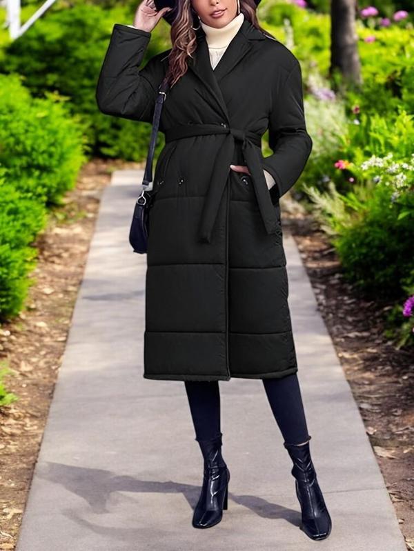 Kışlık Uzun Astarlı Şişme Kadın Mont - Image 1