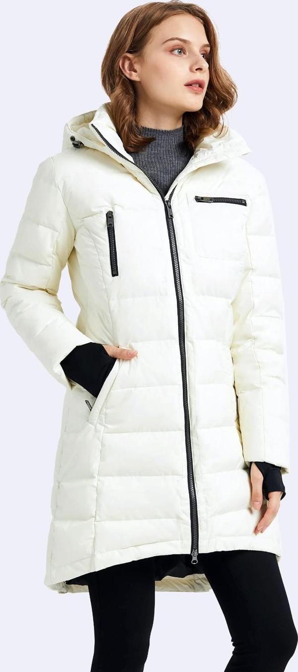 Kışlık Uzun Kadın Şişme Mont - Image 1